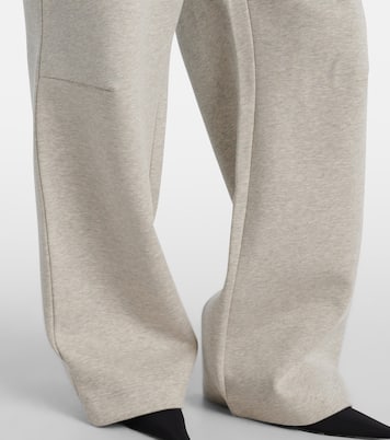 Embossed logo cotton sweatpants | Jean Paul Gaultier