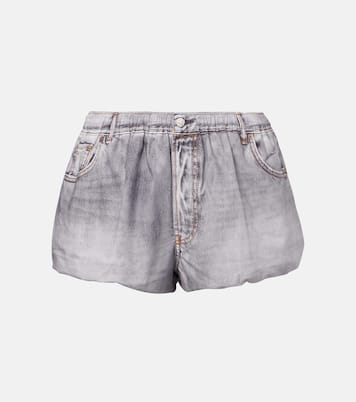 Shorts de algodón trompe l'oeil | Acne Studios