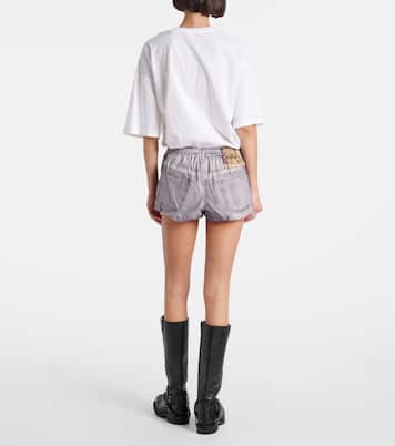 Shorts de algodón trompe l'oeil | Acne Studios
