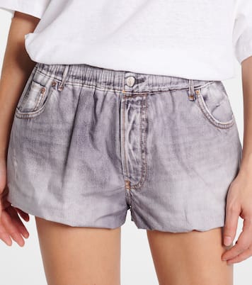 Shorts de algodón trompe l'oeil | Acne Studios