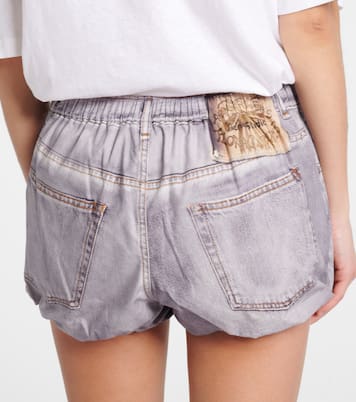 Shorts de algodón trompe l'oeil | Acne Studios