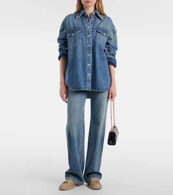 Zapatillas Portofino de piel con encaje | Dolce&Gabbana