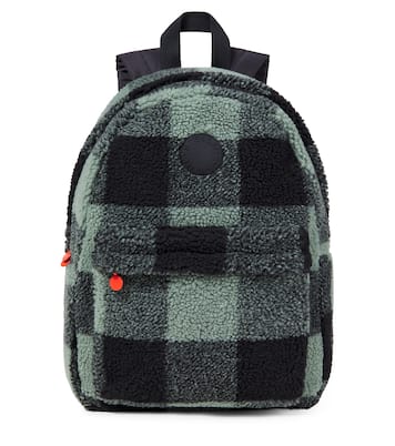 Mochila Teddy a cuadros con logo | Stella McCartney Kids