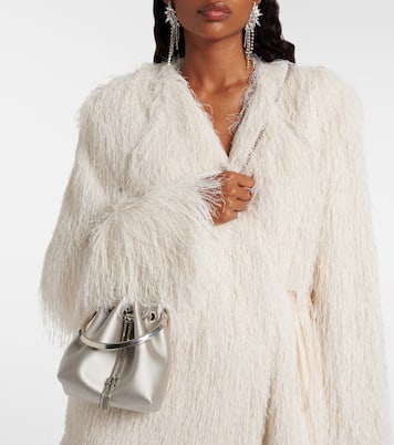 Sac seau Bon Bon en satin | Jimmy Choo