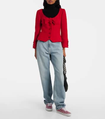 Jean ample à taille mi-haute | Valentino