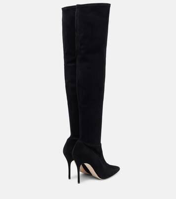 Pascalarehi 105 suede over-the-knee boots | Manolo Blahnik
