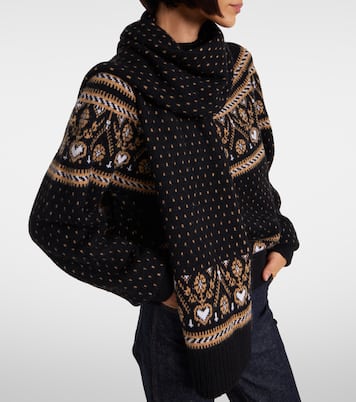 Lucerne Fair Isle cashmere scarf | Khaite