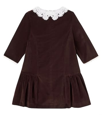 Kleid aus Baumwollsamt | La Coqueta