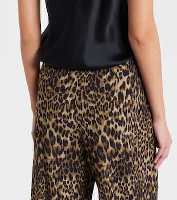 Adriel leopard-print wide-leg pants | Nili Lotan
