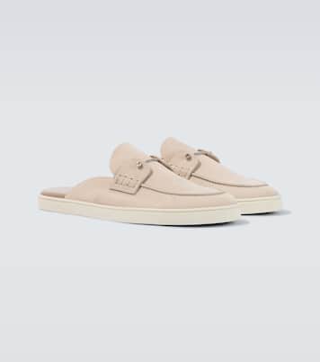 Mules Chanme en cuir | Christian Louboutin