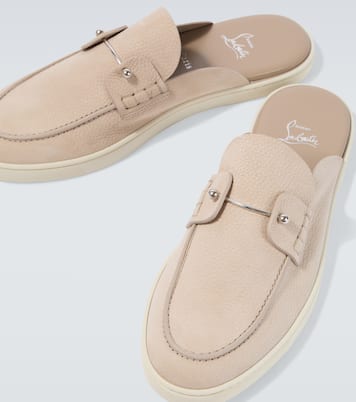 Mules Chanme en cuir | Christian Louboutin
