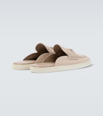 Mules Chanme en cuir | Christian Louboutin