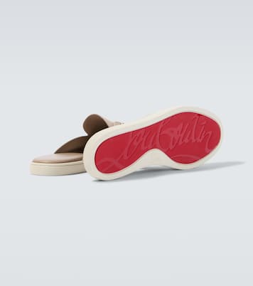 Mules Chanme en cuir | Christian Louboutin