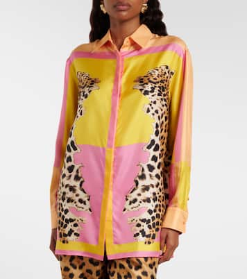 Printed silk shirt | Roberto Cavalli