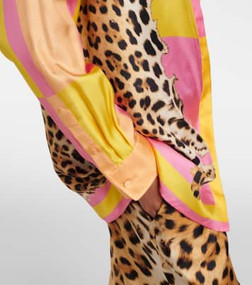 Printed silk shirt | Roberto Cavalli