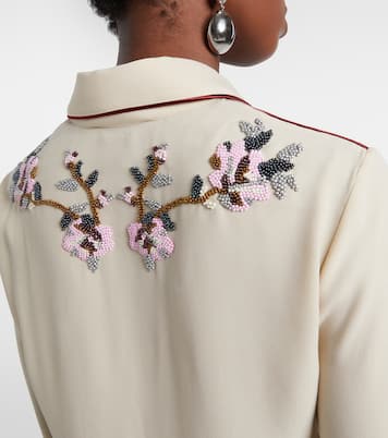 Yzea beaded cady shirt | Isabel Marant