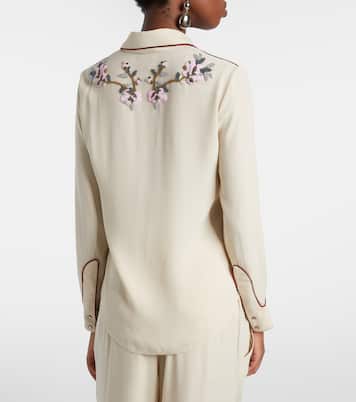 Yzea beaded cady shirt | Isabel Marant