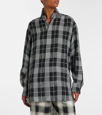 Checked twill shirt | Phoebe Philo