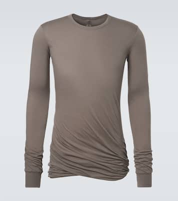 Draped cotton jersey top | Rick Owens