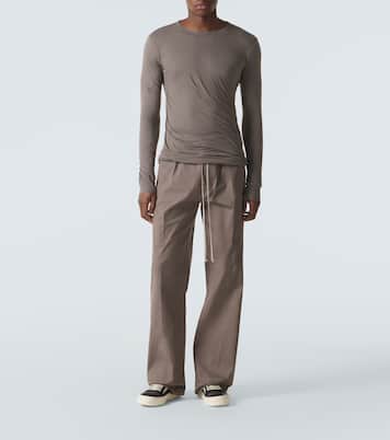 Draped cotton jersey top | Rick Owens