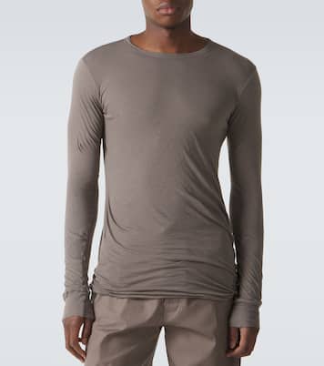 Draped cotton jersey top | Rick Owens