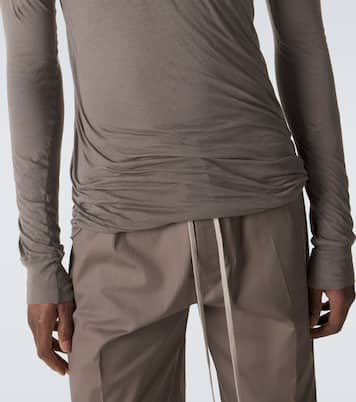 Draped cotton jersey top | Rick Owens