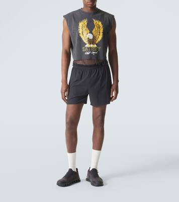 Cropped-Top MothTech™ aus Baumwoll-Jersey | Satisfy