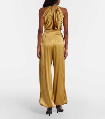 Silk-blend satin wide-leg pants | Nina Ricci