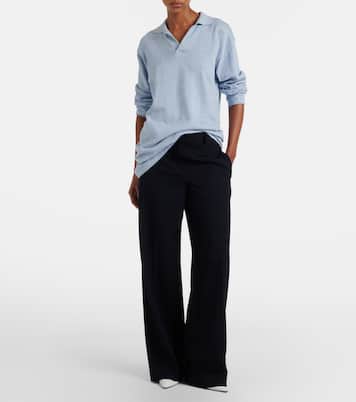 Polopullover Niosa aus Baumwolle und Leinen | The Row