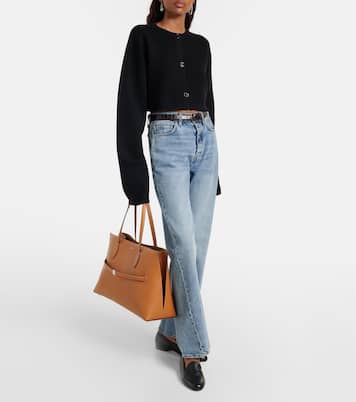 Cropped-Cardigan aus einem Wollgemisch | Toteme