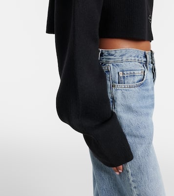 Cropped-Cardigan aus einem Wollgemisch | Toteme