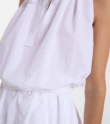 Gathered cotton top | Patou