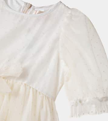 Bow-detail tulle dress | Petite Amalie  