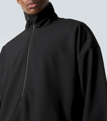 Chaqueta de lana virgen con cremallera parcial | Fear of God