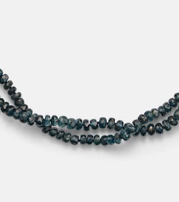 Beaded necklace with kyanites | Ileana Makri