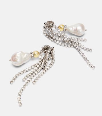 Embellished drop earrings | Dries Van Noten