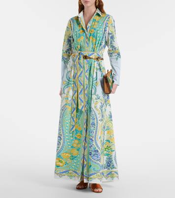 Abito chemisier in cotone con stampa | Etro