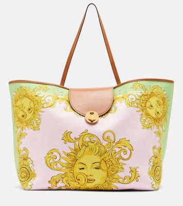 Large printed canvas tote bag | Versace