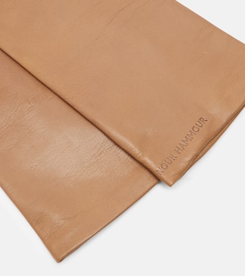 Leather gloves | Nour Hammour