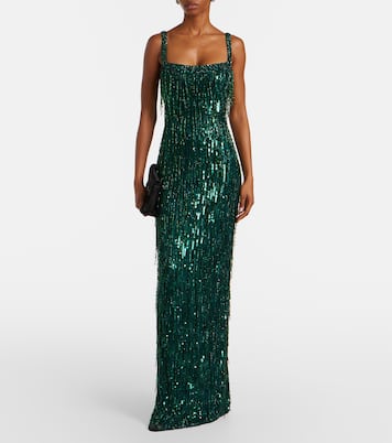 Fleur sequined gown | Jenny Packham