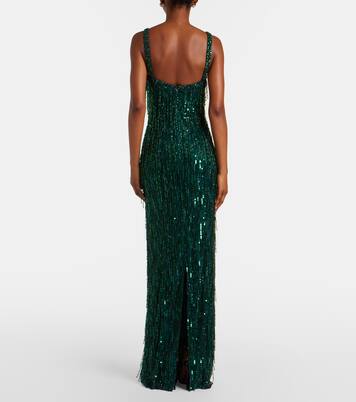 Fleur sequined gown | Jenny Packham