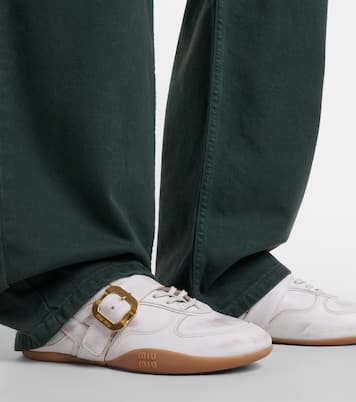 Gymnasium leather sneakers | Miu Miu