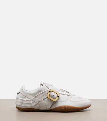Gymnasium leather sneakers | Miu Miu