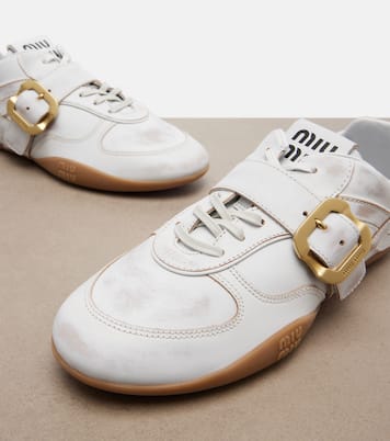 Gymnasium leather sneakers | Miu Miu