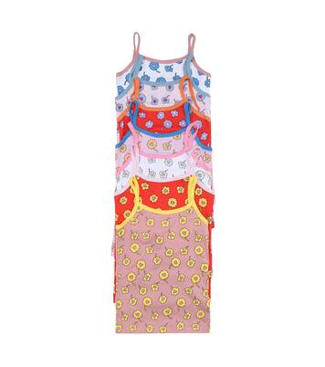 Set of 7 printed cotton vests | Stella McCartney Kids