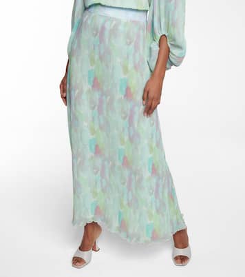 Pleated maxi skirt | Ganni