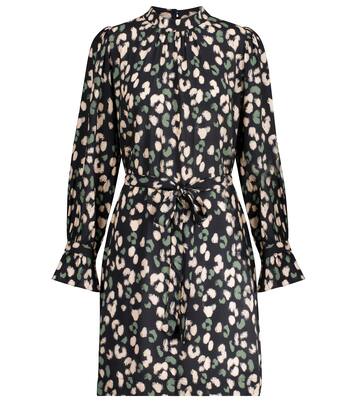 Robe Gertrude à motif léopard | Velvet