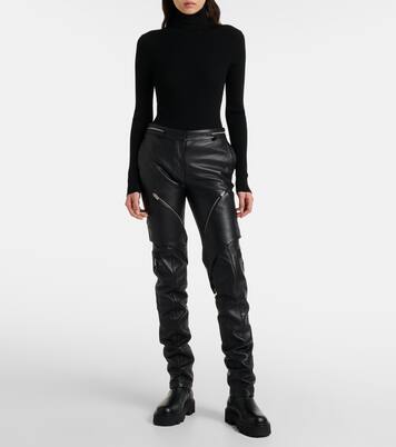 6 Moncler 1017 Alyx 9sm Hose aus Leder | Moncler Genius