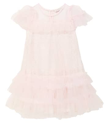Robe en tulle à ornements | Monnalisa