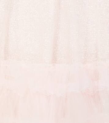 Robe en tulle à ornements | Monnalisa